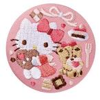 [1. Hello Kitty ] Sanrio герой z вышивка жестяная банка значок печенье 3 * жестяная банка значок только 