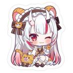 【10 百鬼あやめ】ホロライブプロダクション チョコクランチ vol.2 ※ステッカーのみ