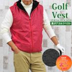 ゴルフベスト メンズ ゴルフウェア 裏ボア ジャケット ブルゾン 総柄 パーカー ジップアップ あったか素材 暖かい 防寒 スポーツウェア 秋冬 新作