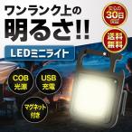 懐中電灯 小型 LED ライト 明るい 懐中電気 ランプ 投光器 充電式 USB ミニ 小さい 点滅 COB 防災 災害 非常用
