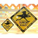 【SURF-N-SEA】サーフアンドシー SURFER Xingメタルサイン（S)【メール便対応可能】