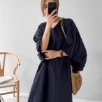  материнство One-piece женский осень длинный большой размер V шея . минут рукав свободно простой body type покрытие Корея 