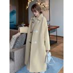 ダッフルコート アウター 冬 レディース ロング 秋冬 コート ロングコート 大きいサイズ オーバーサイズ ゆったり カジュアル シンプル 大人