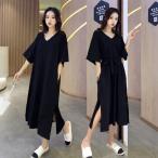  длинный One-piece maxi One-piece женский One-piece материнство One-piece большой размер t рубашка One-piece Корея 