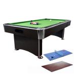  бильярдный стол стол для бизнеса для бытового использования 7 футов 3in1 мяч возврат JBS Black Knight черный ночной столик верх теннисный стол есть 