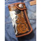 baison Skull × Tang .× перо Carving бумажник 