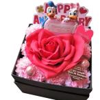 Yahoo! Yahoo!ショッピング(ヤフー ショッピング)誕生日プレゼント 彼女 ドナルド デージー ハート 花束風 ハートバラ ソープフラワー使用 プレゼント サプライズ フラワーボックス バラ ソープフラワー入り