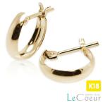 ショッピングクールリング 18k ゴールド 月甲ピアス 地金 18金 3mm×10mm 月甲 ムーンピアス 両耳 レディース メンズ プレゼント ギフト フープピアス ピヤス ぴあす