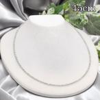 極小 淡水真珠 ケシパール ネックレス 45cm グレー ペンダントチェーンとしてもお勧めです♪
