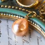 バロック淡水真珠ペンダントトップて...