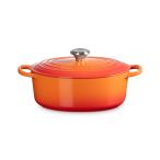 ショッピングル・クルーゼ ル・クルーゼ 公式 ルクルーゼ Le Creuset 鍋 IH IH対応 両手鍋 ｜ シグニチャー ココット・オーバル 27cm ｜ プレゼント ギフト 贈り物 結婚祝い