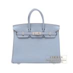エルメス　バーキン 25　ブルーラン　トゴ　シルバー金具　HERMES BIRKIN 25