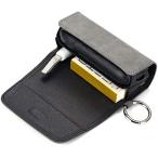 iqos イルマ用ケース アイコスイルマ ケース グレー PUレザー ヒートスティック まとめて収納ケース マグネット開閉 iqos