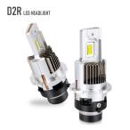 セレナ HID→LED化 LED ヘッドライト C26系 HID仕様車対応 純正同形状 LEDヘッドランプ 車検対応 6000K 12080LM 12V 35W ポン付け 2個 配線レス D2R