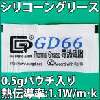 放熱用シリコーングリース CPUの放熱やハイパワーLEDの放熱に!! 熱伝導率1.1W/mk 便利な0.5g個包装パウチ入 使い切り シリコングリス