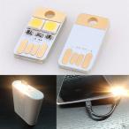 USBフラッシュメモリ型 USB LEDライト 5050SMDx2個使用 合計6発 白色・電球色 基板タイプ 約30ルーメン LED 発光ダイオード