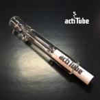 【actiTube/TUNE 対応】ガラスワンヒッター - Clear Glass Pipe One Hitter (約90mm) [活性炭フィルター対応]