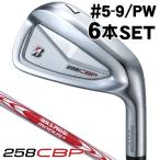 ブリヂストン 258CBP アイアン 6本セット (#5/#6/#7/#8/#9/PW) N.S.PRO モーダス3 TOUR105 デュアルフロー 右利き用 日本正規品