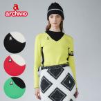  Golf женский aruchibio боковой линия распределение цвета ребра вязаный A518011 осень-зима Golf одежда 