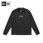 ゴルフ レディース ニューエラ LS M NECK ST KNIT JER TEE BLK 14669804 秋 冬 ゴルフウェア