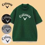  Golf мужской Callaway Logo принт половина мера короткий рукав тренировочный C24217103 осень-зима Golf одежда 