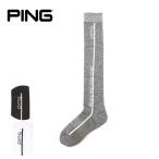 ゴルフ レディース ピン pingサイドラインニーハイソックス 春 夏 26SS