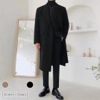 チェスターコートメンズコート厚手ロングコートツイードスタイリッシュラシャコ...