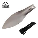 TITAN MANIA titanium mania spade Mini titanium made light weight strong small size mobile shovel hand spade trowel outdoor convenience disaster prevention storage sack attaching camp supplies 