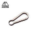 TITAN MANIA titanium любитель брелок для ключа Ver.4 титановый kalabina маленький размер в одном корпусе легкий крепкий кольцо мужской модный металлические принадлежности упаковочный пакет имеется 