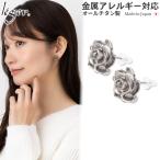 ショッピング薔薇 ピアス チタン スタッド バラ 薔薇 ROSE 両耳 ペア セカンドピアス レディース シンプル 日本製 金属アレルギー対応 SP009pair レジエ レジェ leger
