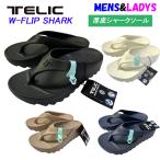TELIC �e���b�N W-FLIP SHARK �_�u���t�B���b�v�V���[�N �T���_���y���{�㗝�X���i�z�T�C�Y�����Г���������