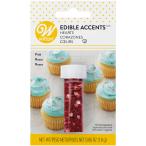 Edible Glitter.04oz-Pink Hearts ( параллель импортные товары )