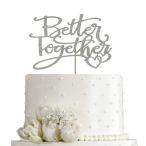 Better Together кекс topa- свадебный душ Mr. &amp; Mrs. свадьба party украшение двусторонний серебряный g Ritter 