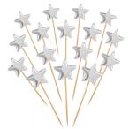 Thinp Silver Star капкейк topa-50 шт кекс украшение Star кекс topa- капкейк палочка topa- для кекс Star декоративный элемент re