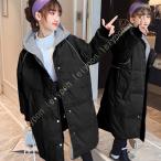 中綿 コート キッズ アウター ベンチコート ジュニア ジャケット 女の子 ガールズ 中綿コート 子どもコート ガールズ フード付き ジャケット ロング丈