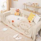 マルチカバー キルト 180*300cm 北欧 キルティング 生地 綿100% コットン 中綿入り 洗える ウォッシャブル 洗濯可 おしゃれ 静電気防止 ソファカバー ラグ