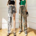 ガウチョパンツ ワイド パンツ 自然