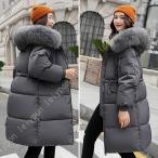 ダウンコート レディース ロング 超ロングダウンコート ベンチコート 大きいサイズ ダウンジャケット 真冬 黒 白 超ロング 中綿 コート アウター