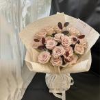 ソープフラワー シャボンフラワー 造花 ギフト プレゼント ブーケ バラ 花束 17本 インテリア 装飾 飾り 模様替え 水やり不要 枯れない かわいい おしゃれ