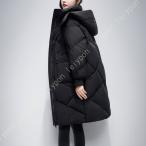 膝下 ベンチコート レディース 冬 可愛い ファー付き フード ダウン 中綿コート アウター ロングコート ジャンパー ファッション 着痩せ ハイネック 厚手 軽量