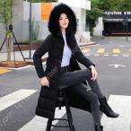 ベンチコート レディース コート リバーシブル ダウンコート ロングコート 膝下 着痩せ ファッション かわいい カジュアル 軽量 厚手 アウター 防風 保温