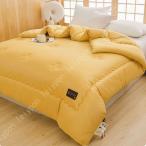 掛け布団無地シングル軽量合繊洗える...