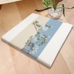 低反発クッション 四角 花柄 正方形