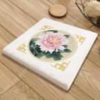 中国式 正方形クッション 座布団 ベ