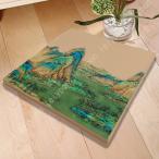 民族風 座布団 クッション 正方形 �