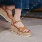 ショッピングウエッジソール ウエッジソール グラディエーター レディース靴 サンダル 厚底サンダル ジュート 歩きやすい 痛くない 脱げない プラットフォーム 長時間 疲れない 太ヒール