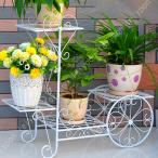 プランタースタンド ガーデンラック 花台 フラワースタンド 鉄製 屋外 園芸ラック 鉢植え スタンド 錆びない フラワーラック ガーデン用品 植木鉢 おしゃれ