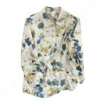 レディース 九分袖 花柄シャツ アロハシャツ ヒップホップ 和柄シャツ 長袖 リゾート プリントシャツ 個性 スプライス レトロ ビッグシャツ ファッション