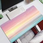 マウスパッド 大型 ゲーミング おしゃれ デスクマット シンプル 無地 超大型 大きめ 大きい 事務所 オフィス マット ピンク ブラック グレー ブルー ブラウン