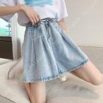 デニム ショートパンツ レディース 白 短パン パンツ ジーンズ ジーパン ズボン ボトムス 春 夏 春夏 デニムショートパンツ ビーチパンツ 大人 ショーパン